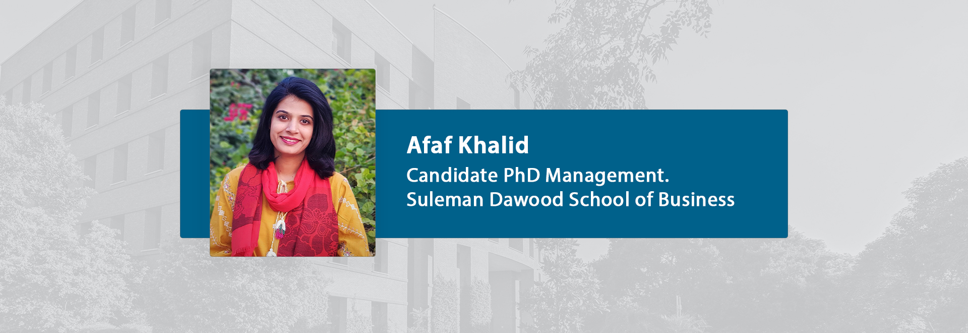 Public Defence of PhD Management Dissertation - Afaf Khalid | Welcome ...