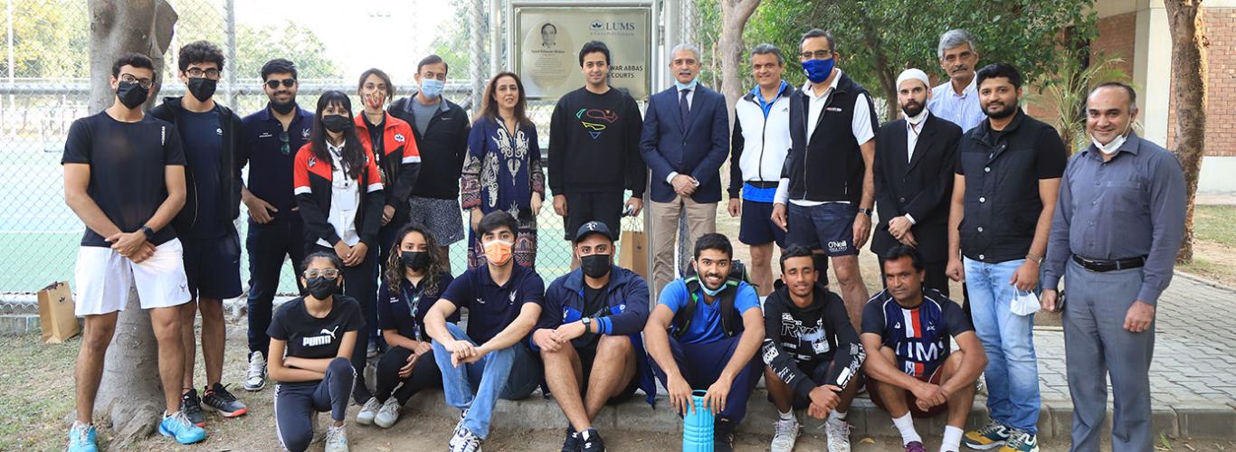 New Tennis Courts Inaugurated at LUMS