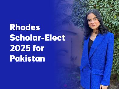 Jovera Shakeel, a LUMS student has been named the Rhodes Scholar-Elect 2025 for Pakistan!